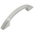 Liberty Contempo P84350-SN Satin Nickel 3 3/4" (96mm)cc Ribbed Cabinet Handle Pull