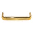 Belwith Manor House P9115 Tirador de arco para gabinete de latón macizo con corte de diamante de 3" Ctr