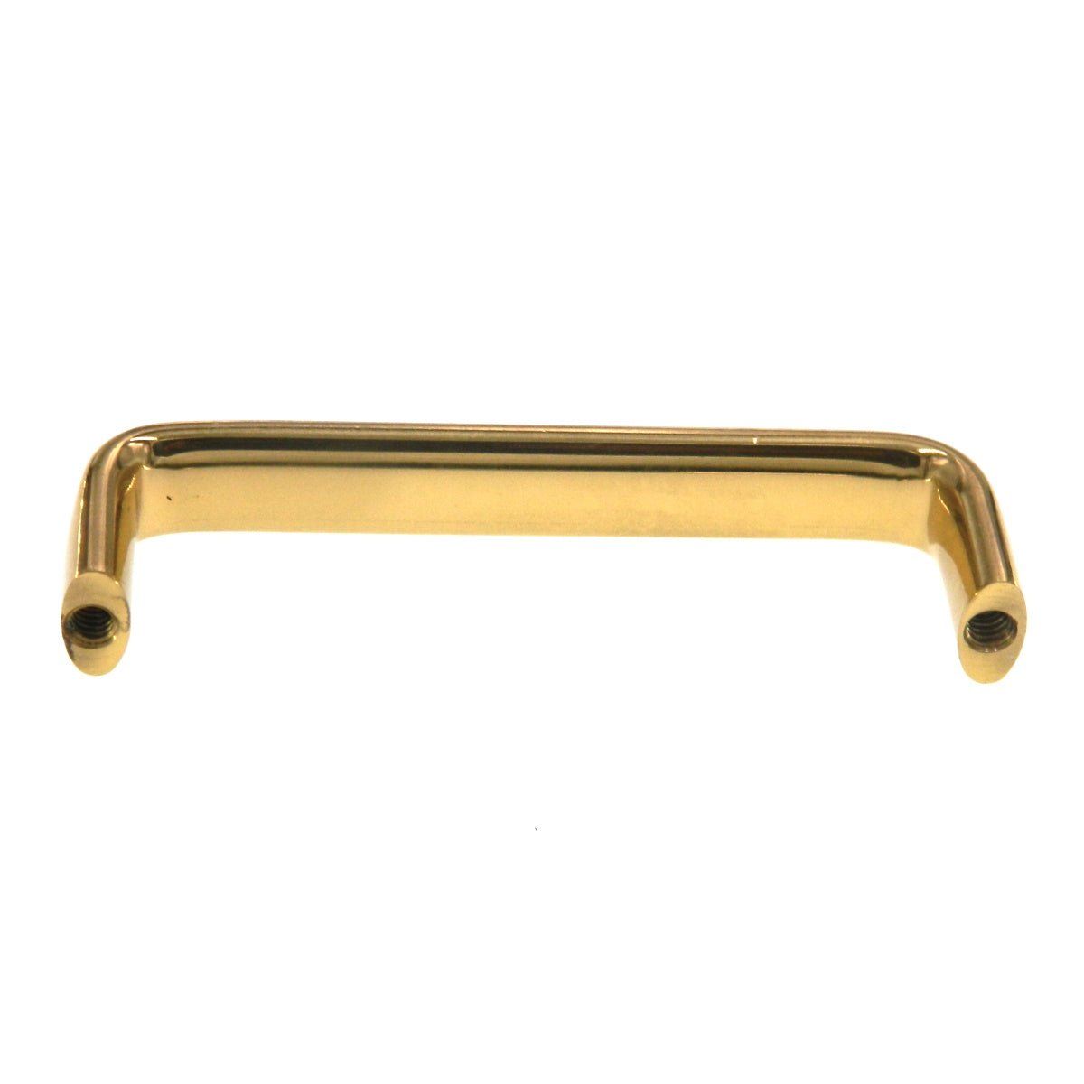 Belwith Manor House P9115 Tirador de arco para gabinete de latón macizo con corte de diamante de 3" Ctr