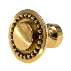 Belwith Manor House P9164 Solid Brass 1" Cabinet Knob Pull