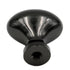 Keeler Power & Beauty Black Nickel Oval Smooth 1 1/4" Solid Brass Cabinet Knob P9175-BLN