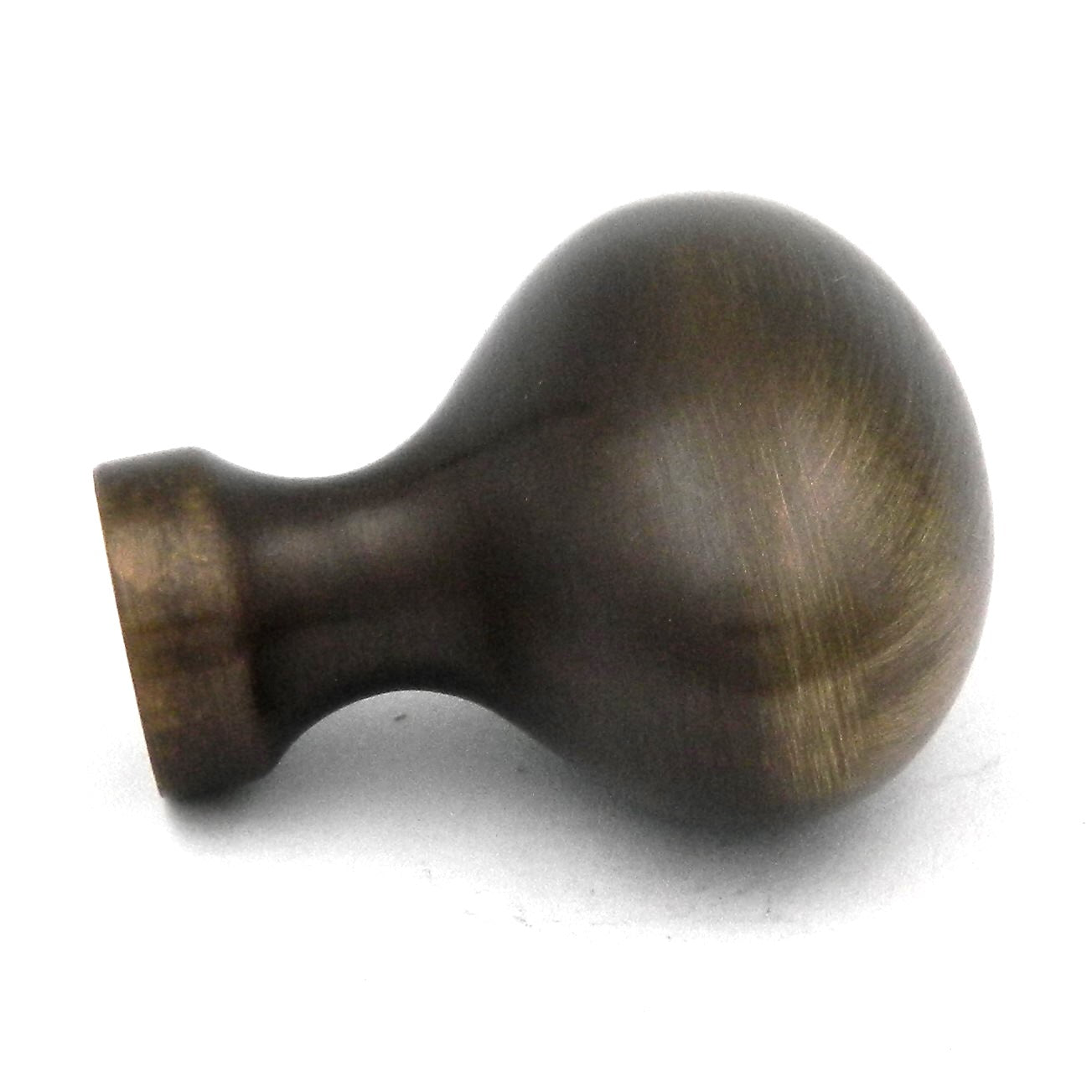 Keeler Power & Beauty Satin Dover Oval 1 3/8" Solid Brass Cabinet Knob P9176-9013