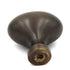 Keeler Power &amp; Beauty Satin Dover Oval 1 3/8" Perilla de gabinete de latón macizo P9176-9013