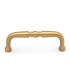 Hickory Power & Beauty 3"cc Satin Brass Ornate Cabinet Handle Pull P9719-04