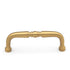 Hickory Power &amp; Beauty Tirador de gabinete adornado de latón satinado de 3 "cc P9719-04