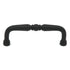 Keeler Power &amp; Beauty Gabinete adornado negro de hierro forjado Tirador de manija de 3 "cc P9719-19