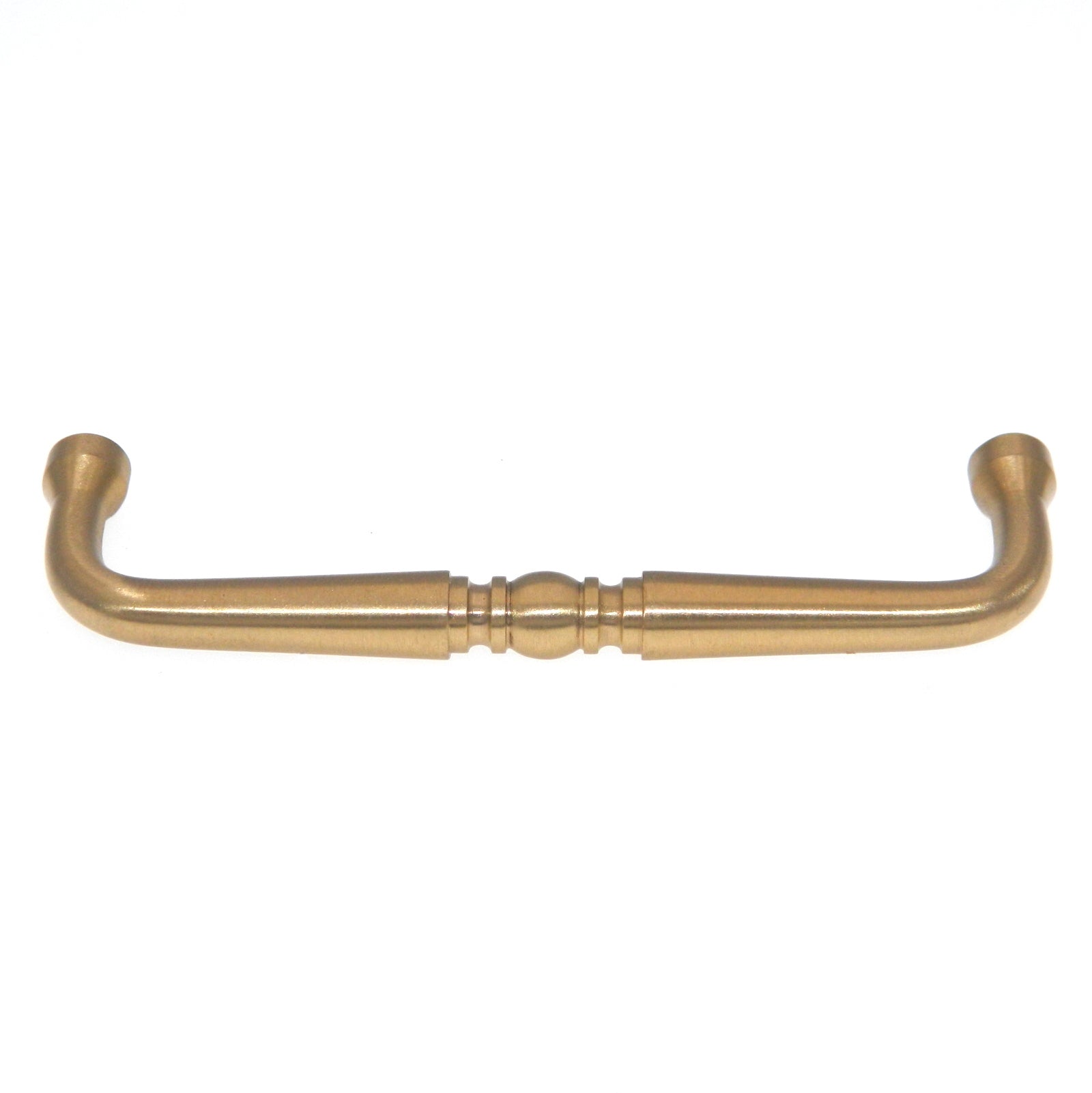 Keeler Power & Beauty Satin Brass 4"cc Furniture Cabinet Handle Pull Solid Brass P9721-04