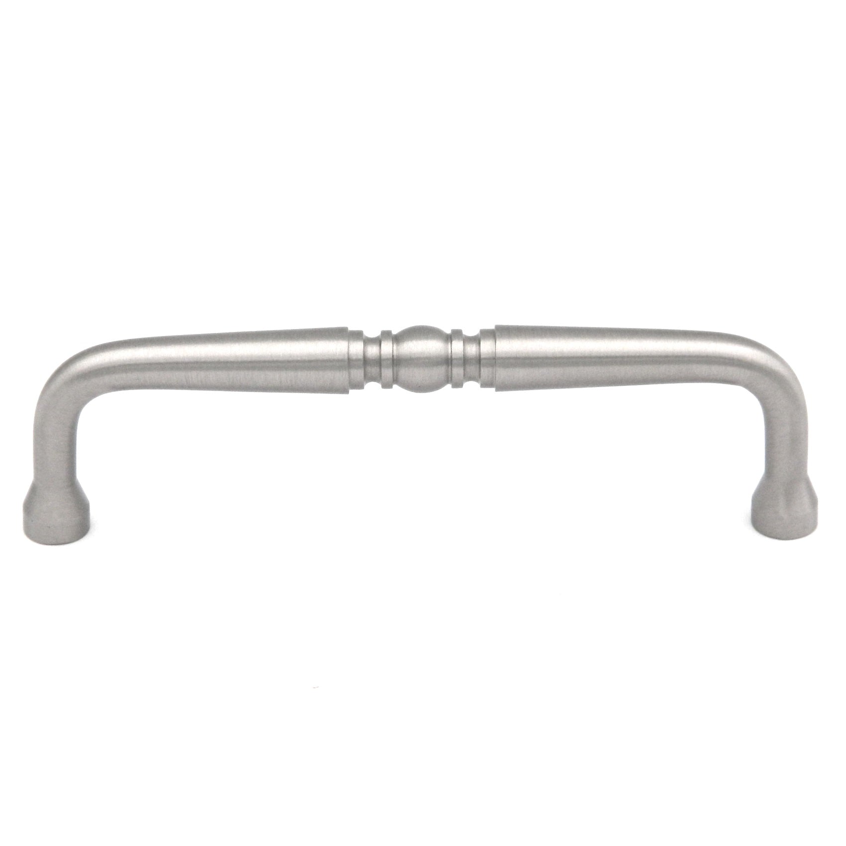 Keeler Power & Beauty Satin Nickel Ornate Cabinet 4"cc Handle Pull P9721-15