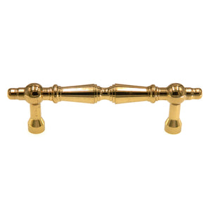 Belwith Manor House P9723 Polished Brass 3" CTC Cabinet Arch Pull Handle