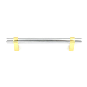 Belwith Keeler P9820 Polished Brass Chrome 3 3/4"cc 96mm Cabinet Bar Pull