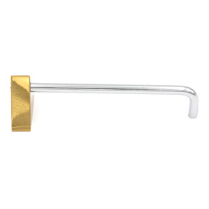Hickory Milan Chrome, Polished Brass 3" to 4"cc Adjustable Handle Pull P9822