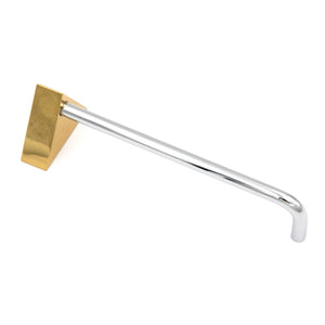 Hickory Milan Chrome, Polished Brass 3" to 4"cc Adjustable Handle Pull P9822