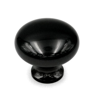 Hickory Modern Accents 1 1/4" Black Nickel Transitional Round Cabinet Knob P9971-BLN
