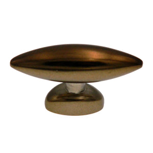 Hickory Hardware Metropolis Venetian Bronze Oval Smooth 1 1/2" Cabinet Knob PA0211-VBZ