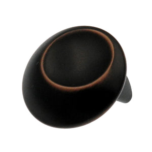 Hickory Hardware Metropolis 1 1/4" Oil Rubbed Bronze Highlighted Round Cabinet Knob PA0212-OBH