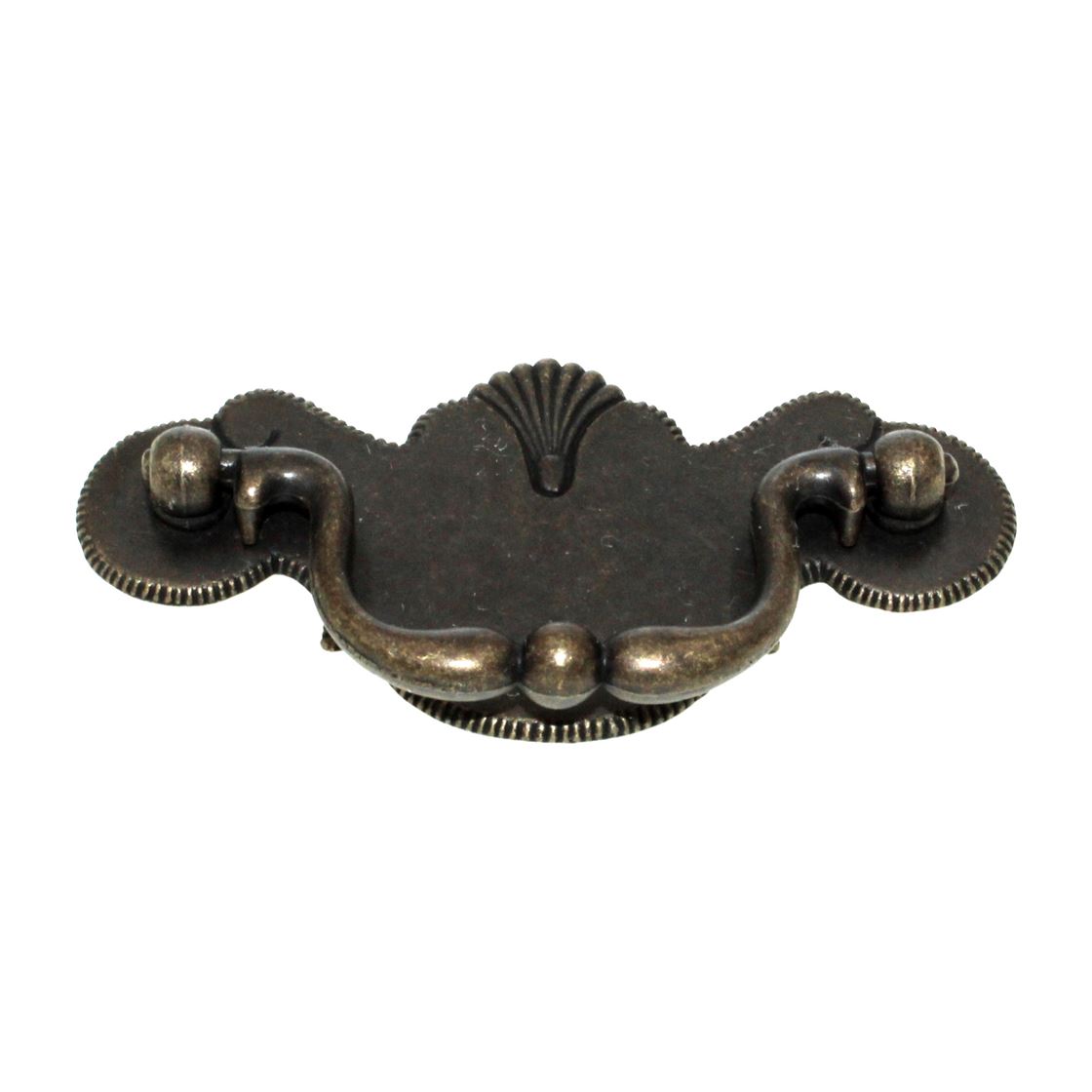 Belwith Palmetto Windover Antique 3" Ctr. Rustic Drawer Bail Pull PA0924-WOA