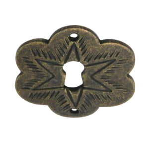 Hickory Hardware Southwest Palmetto Keyhole Cover Escutcheon Windover Antique PA0931-WOA