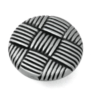 10 Pack Hickory Hardware Tapestry Antique Pewter 1 1/4" Weave Cabinet Knob Pulls PA1412-AP