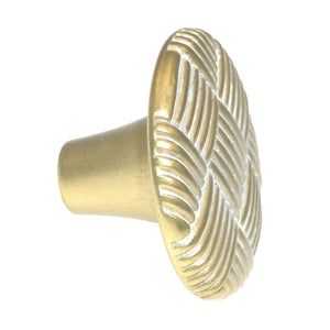 Hickory Hardware Tapestry Golden Blonde 1 1/4" Weave Cabinet Knob Pull PA1412-GB