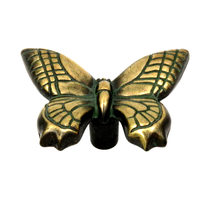 Hickory Hardware South Seas Verde Antique Round Butterfly 1 1/2" Cabinet Knob PA1513-VA