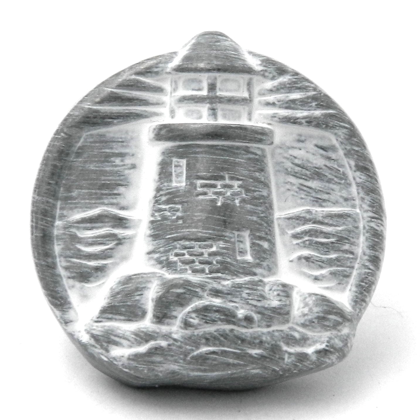Hickory Hardware South Seas Whitewash Lighthouse 1 1/2" Cabinet Knob PA1811-WW