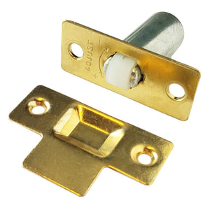 Hickory Hardware Polished Brass 1-3/4"cc In Door Roller Catch PBH0426