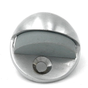 Hickory PBH3004-SC Tope para puerta tipo cúpula de latón macizo, cromado satinado
