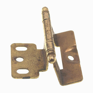 Amerock Solid Brass Full 3/4" Inset Cabinet Hinge Ball Tip PK3175TB-SB