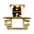 Amerock Polished Brass Inset Cabinet Hinge Partial Wrap, Minaret Tip PK3180TMPB