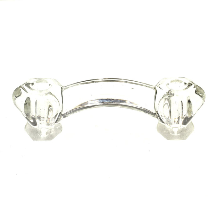 Liberty Design Facets Clear 3" Ctr. Victorian Glass Cabinet Bar Pull PN0300-CLR