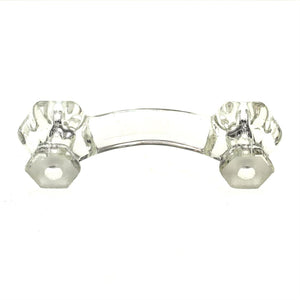 Liberty Design Facets Clear 3" Ctr. Victorian Glass Cabinet Bar Pull PN0300-CLR