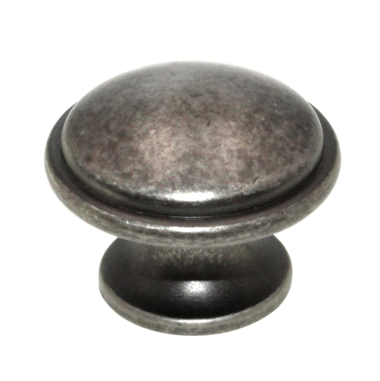 Liberty Antique Iron 1 7/16" Ringed Cabinet Knob PN0836-AI-C