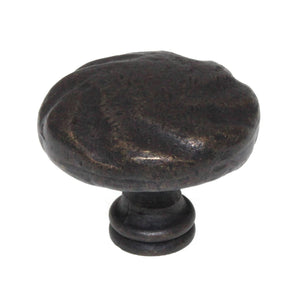 Liberty Rustique 1 1/2" Round Weathered Cabinet Knob Oil-Rubbed Bronze PN1320-OB