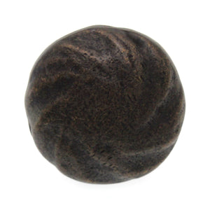 Liberty Rustique 1 1/2" Round Weathered Cabinet Knob Oil-Rubbed Bronze PN1320-OB