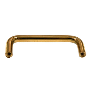 Hickory Wire Pull 3"cc Solid Brass Cabinet Wire Pull PW353-3