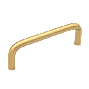 Hickory Wire Pulls 3 1/2"cc Satin Brass Cabinet Wire Pull PW354-04
