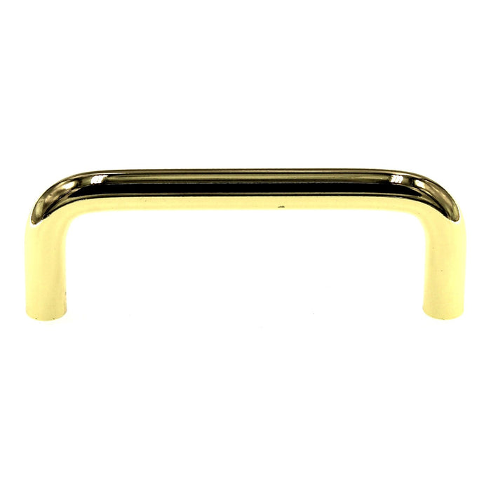 Hickory Hardware Wire Pulls 3" Ctr Cabinet Pull Polished Brass PW553-PB