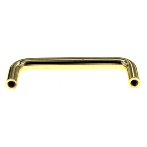 Hickory Hardware Wire Pulls 3" Ctr Cabinet Pull Polished Brass PW553-PB