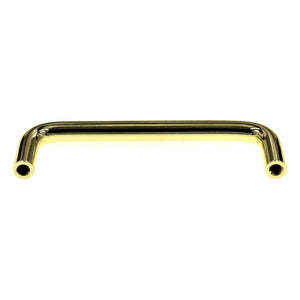 Hickory Hardware Wire Pulls 3 1/2" Ctr Cabinet Pull Polished Brass PW554-PB