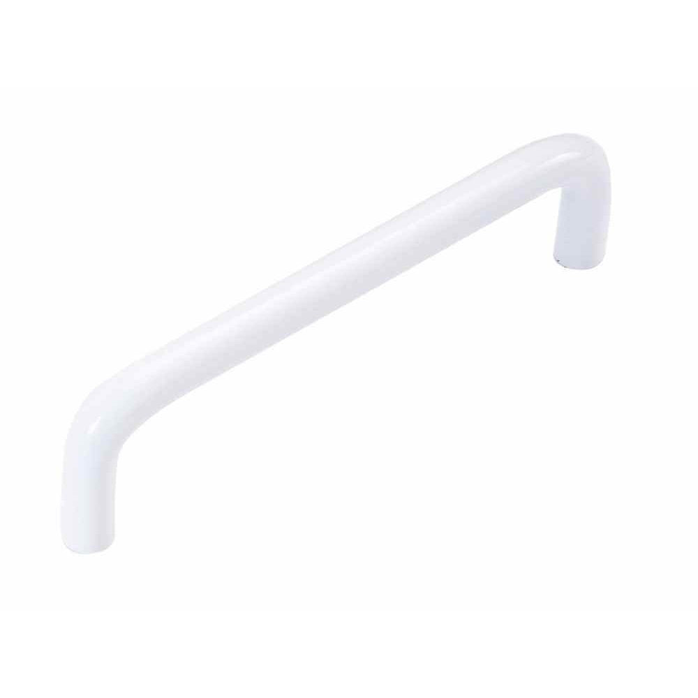 Hickory Hardware Gabinete blanco de 3 3/4" (96 mm) cc, tirador de alambre para cajón PW396-W