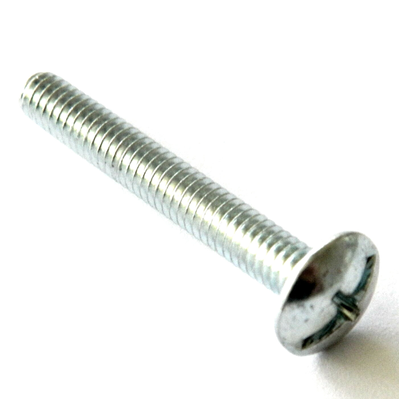 Quick Screws 1198 Zinc Cabinet Screw #8-32 x 1 1/4" Phillips/Slotted Truss MS