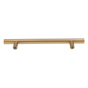 Hickory Hardware Bar Pulls 5" (128mm) Ctr Cabinet Pull Brushed Brass R077745-BB
