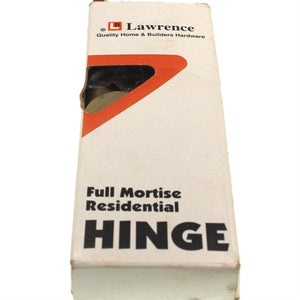 Lawrence 3.5 x 3.5 Residential Interior Door Hinges 2 Pack R2558S-DB