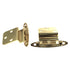 Pair National Lock Medalist Bright Brass 3/8" Inset Cabinet Hinges R320-3