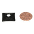 Acorn Mfg Forged Iron Small Square Door Boss 3/4" Knob Backplate Black RMBBP