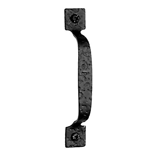 Acorn Iron Art Gabinete de hierro forjado negro rugoso 4 1/8 "cc tirador de manija RP6BP