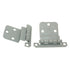 Pair Lawrence Brothers 3/8" Inset Cabinet Hinges Prime Coat SC1236-P-3-8