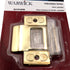 Placa de cierre ajustable para puerta Warwick, latón pulido SH1010PB