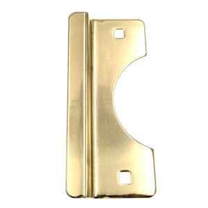 Warwick Out-Swinging Door Security Latch Guard Cover, Polished Brass SH1015PB