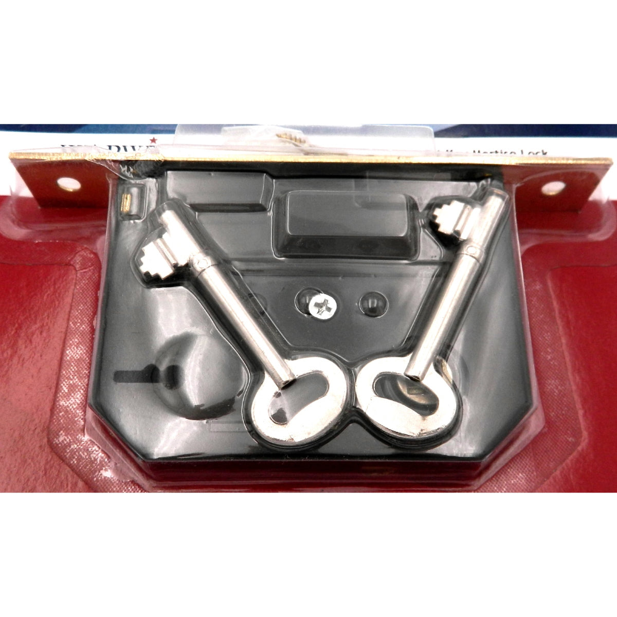 Reemplazo de cerradura de embutir con llave de broca para puerta Warwick, latón pulido SH1027PB